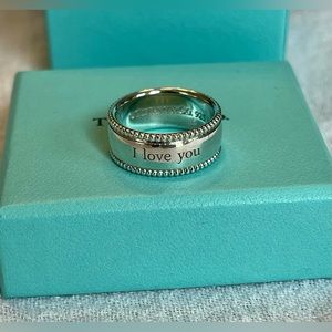 Authentic Tiffany & Co. “I Love You” Ring